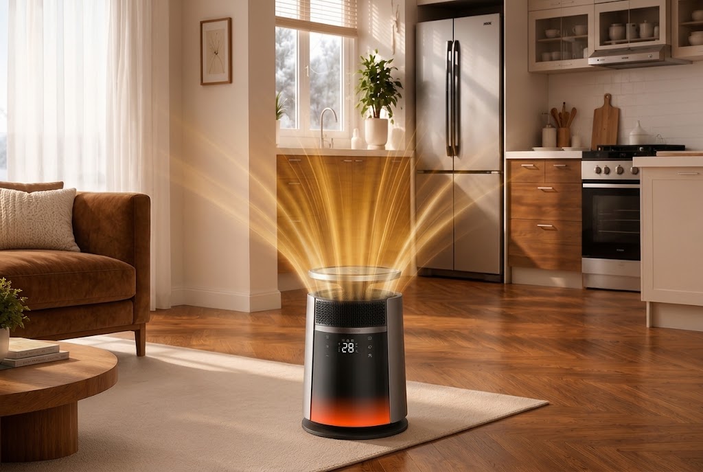 Chauffage 360° DREO 720S avec technologie AutoShift